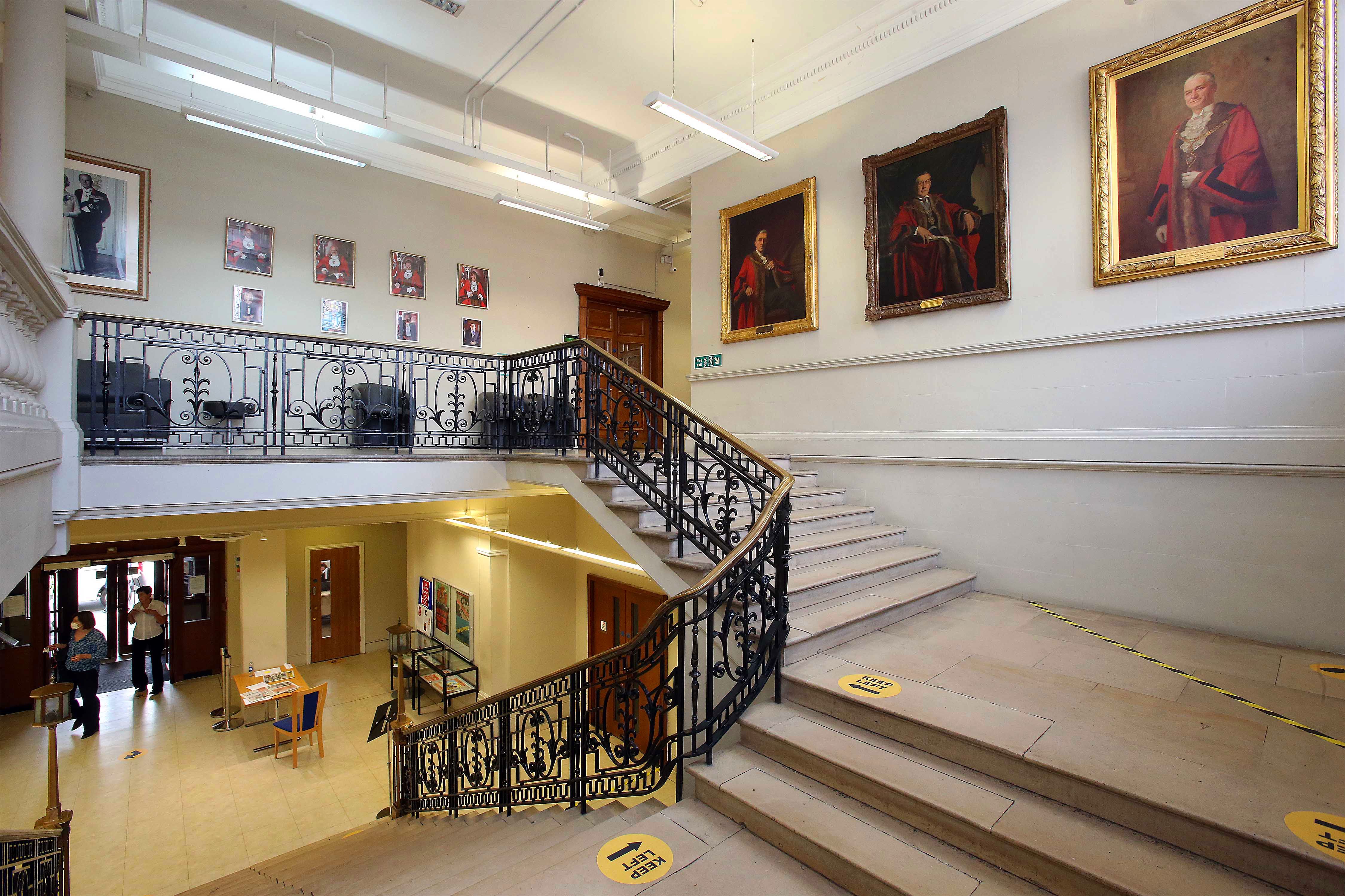 Stairwell at Hendon Town Hall