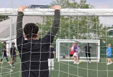 Image taken from BOP Football match against Council staff