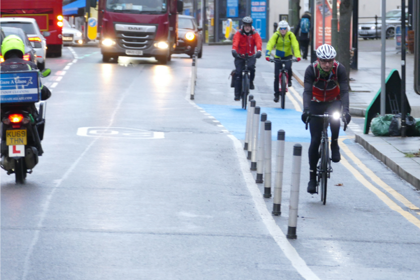 A1000 cycle lane